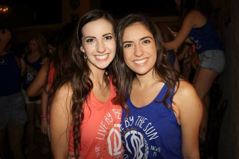 UCLA sorority Gamma Phi Beta members posing on steps with .